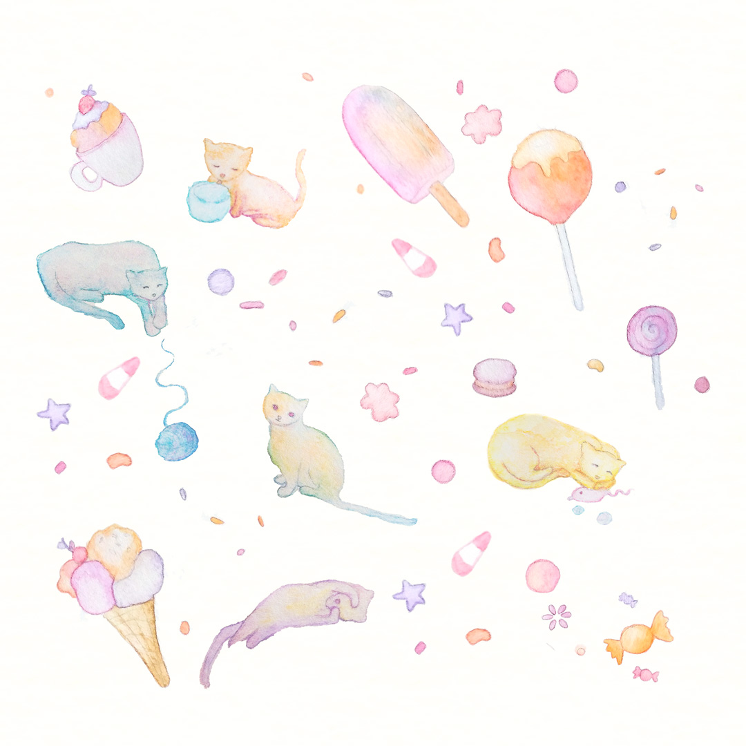 Cats and Candies – Image Image - Sample Image of Cats and Candies.