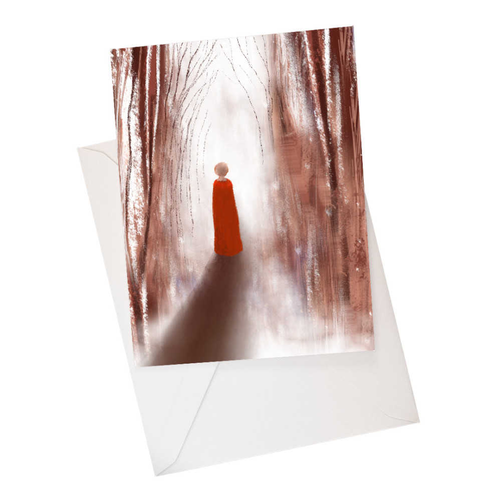 Mockup of greeting card.
