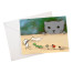 Mockup of greeting card.